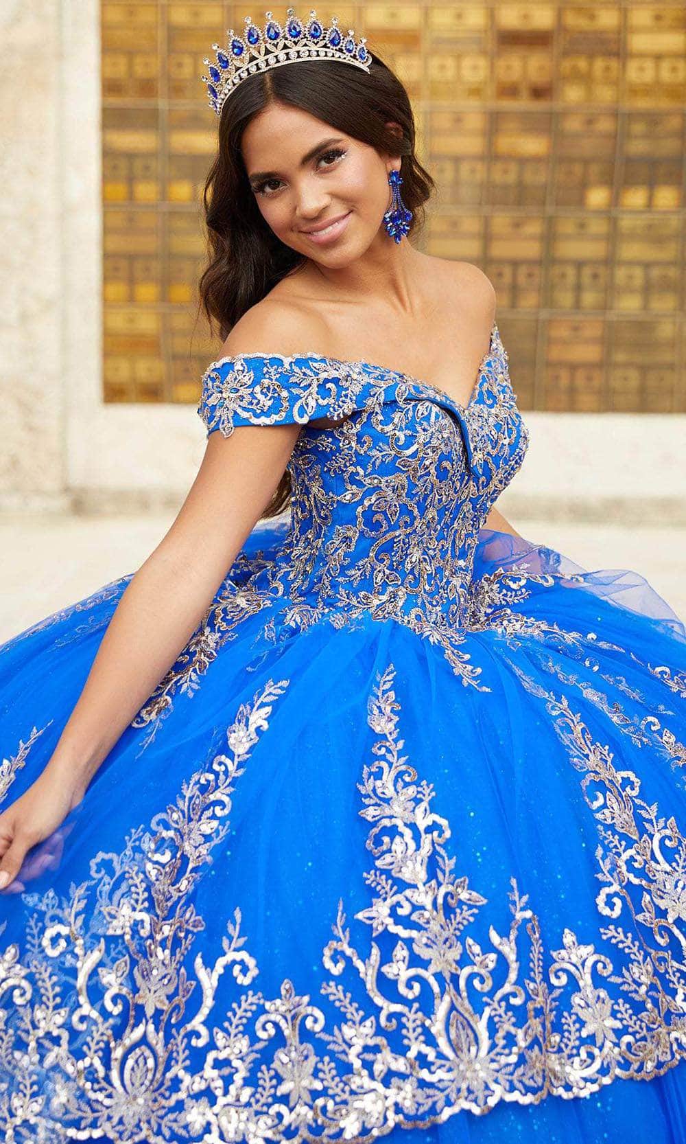Quinceanera Collection 26023 - Off Shoulder Peplum Quinceanera Special Occasion Dress