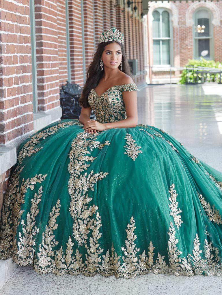 Quinceanera Collection 26048 - Beaded Floral Quinceanera Dress Special Occasion Dress