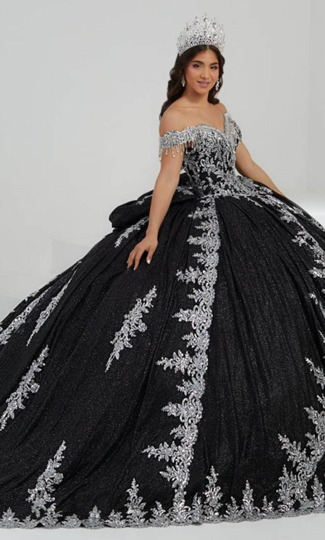 Quinceanera Collection 26060 - Rhinestone Embellished Offshoulder Gown Special Occasion Dress