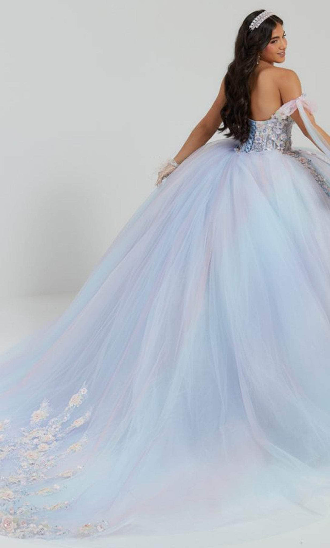 Quinceanera Collection 26067 - Floral Appliqued Ball Gown Quinceanera Dresses