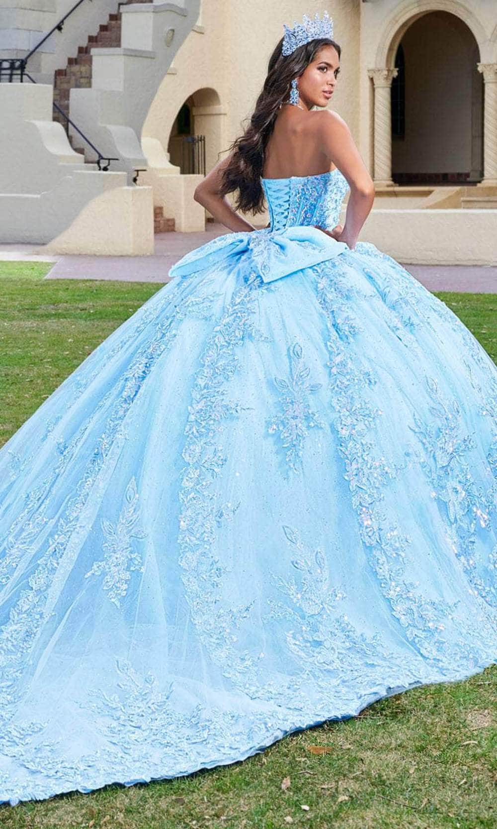 Quinceanera Collection 26072 - Floral Lace Sweetheart Ballgown Ball Gowns