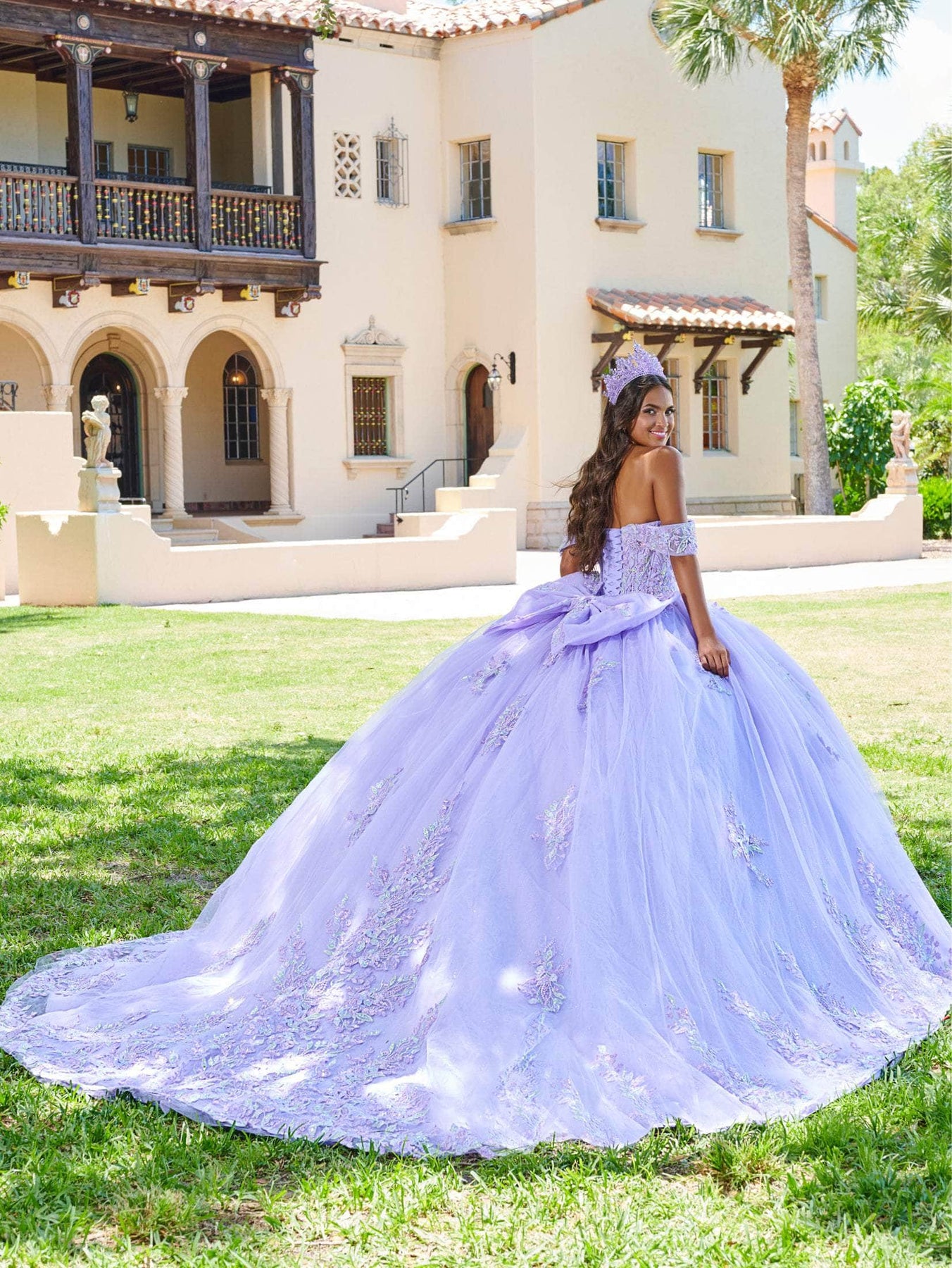 Quinceanera Collection 26078 - Lace Applique Off-Shoulder Ballgown Special Occasion Dress