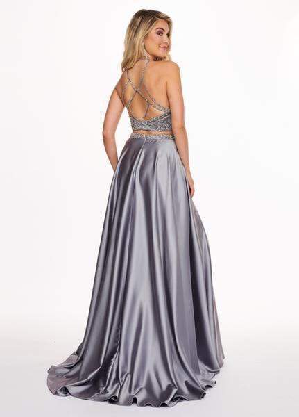 Rachel Allan - 6497 Beaded Ornate Two-Piece Satin Gown Prom Dresses