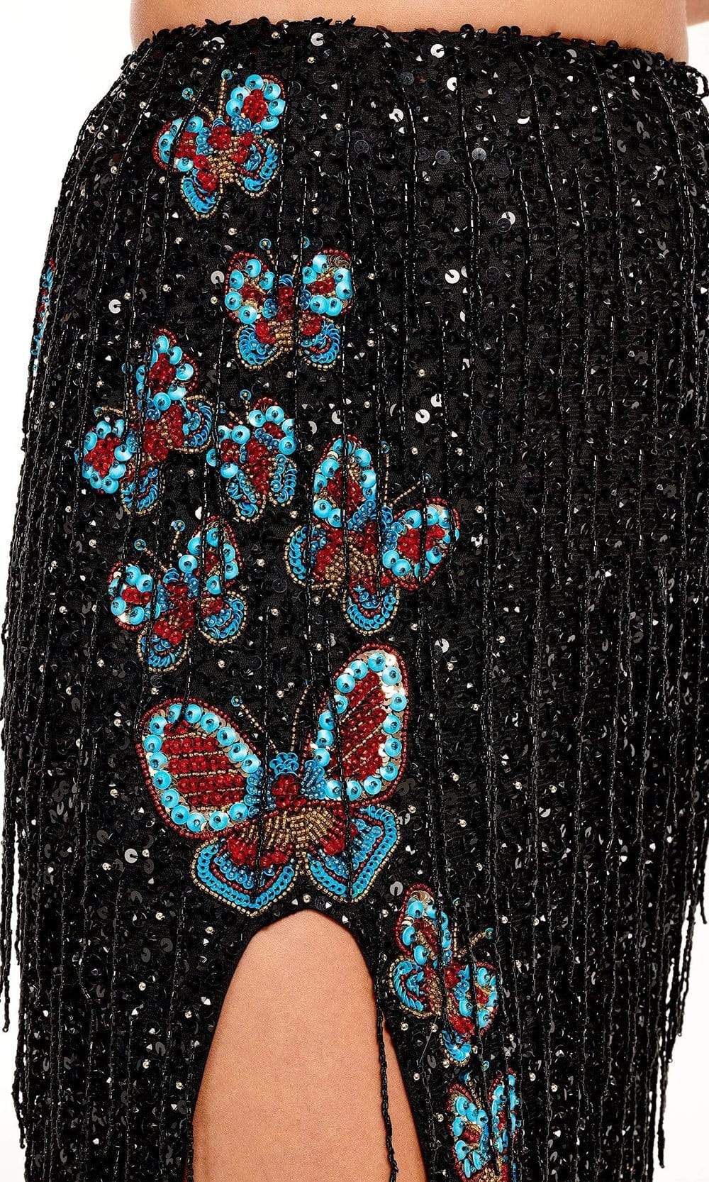 Rachel Allan - 70258 Two-Piece Butterfly Motif Gown Prom Dresses