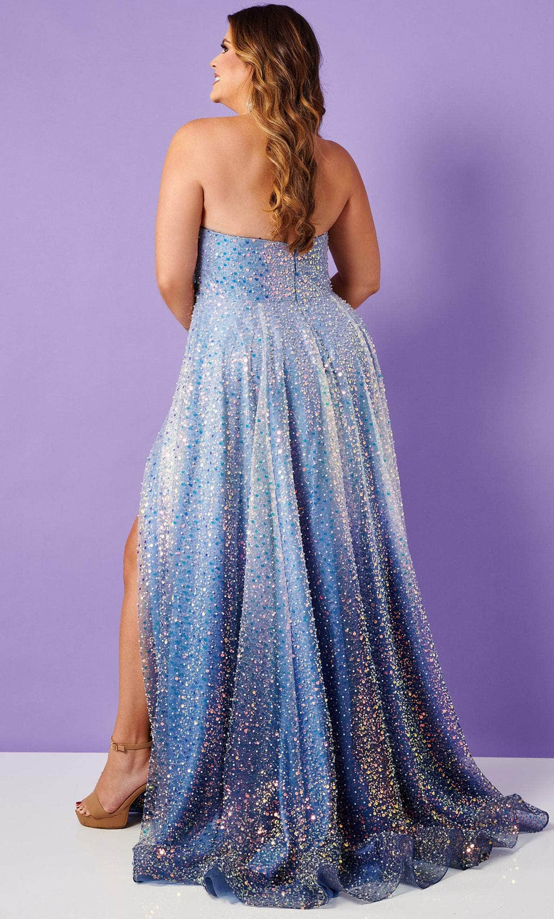 Rachel Allan 70292W - A-line Dress