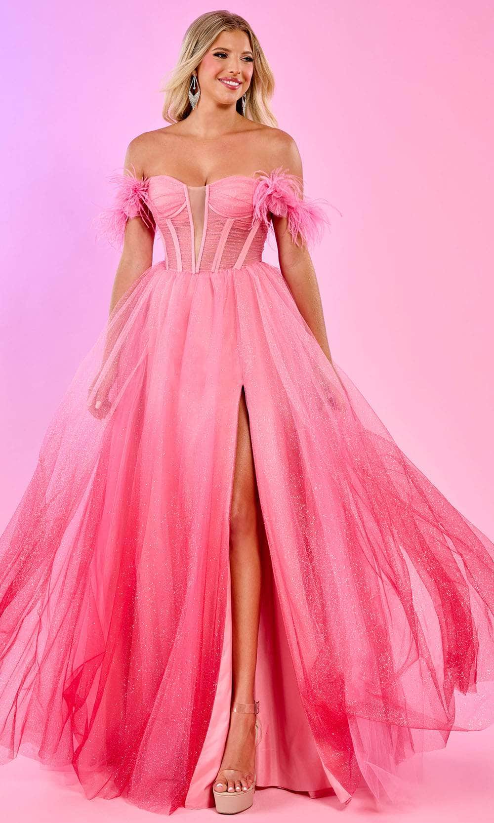 Rachel Allan 70515 Prom Dress - Fuchsia Ombre | NewYorkDress Rachel Allan 70515 Prom Dress - Fuchsia Ombre | NewYorkDress