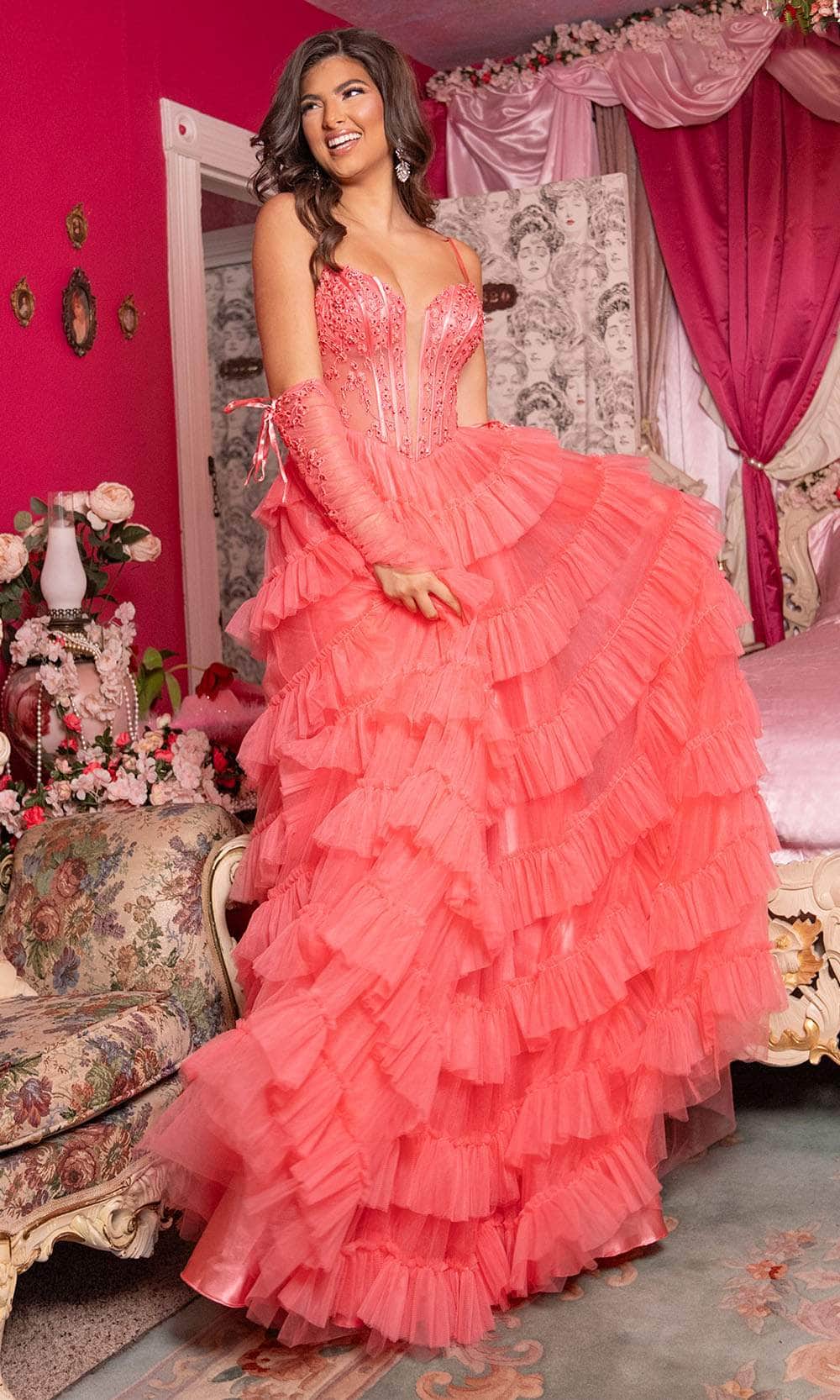 Rachel Allan 70576 - Corset Tulle Ballgown