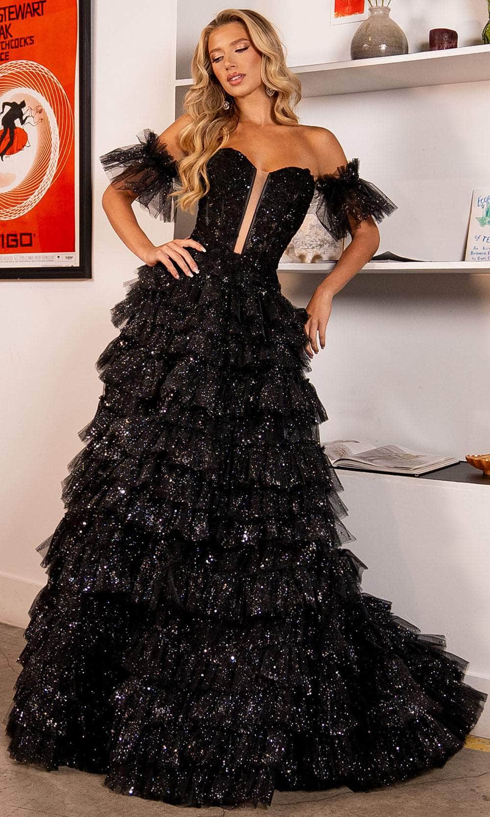 Rachel Allan 70675 - Floral Embroidered Ballgown