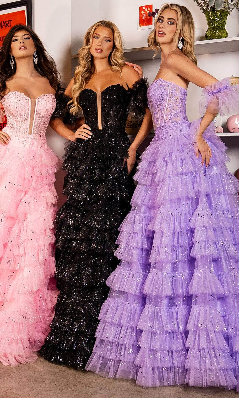 Rachel Allan 70675 - Floral Embroidered Ballgown