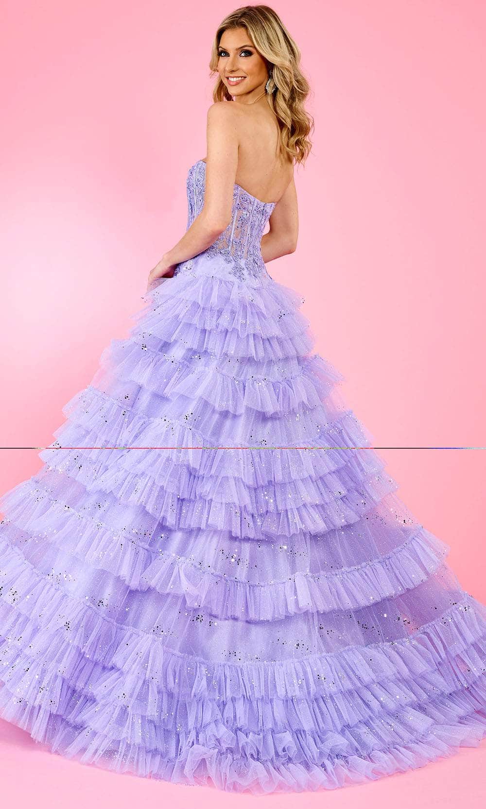 Rachel Allan 70675 - Floral Embroidered Ballgown