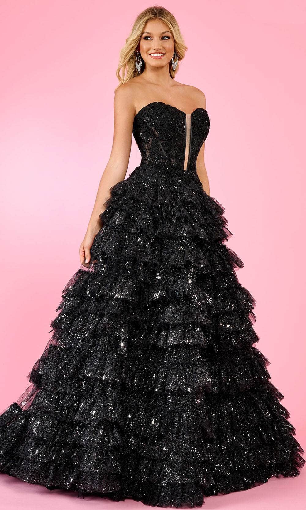 Rachel Allan 70675 - Floral Embroidered Ballgown