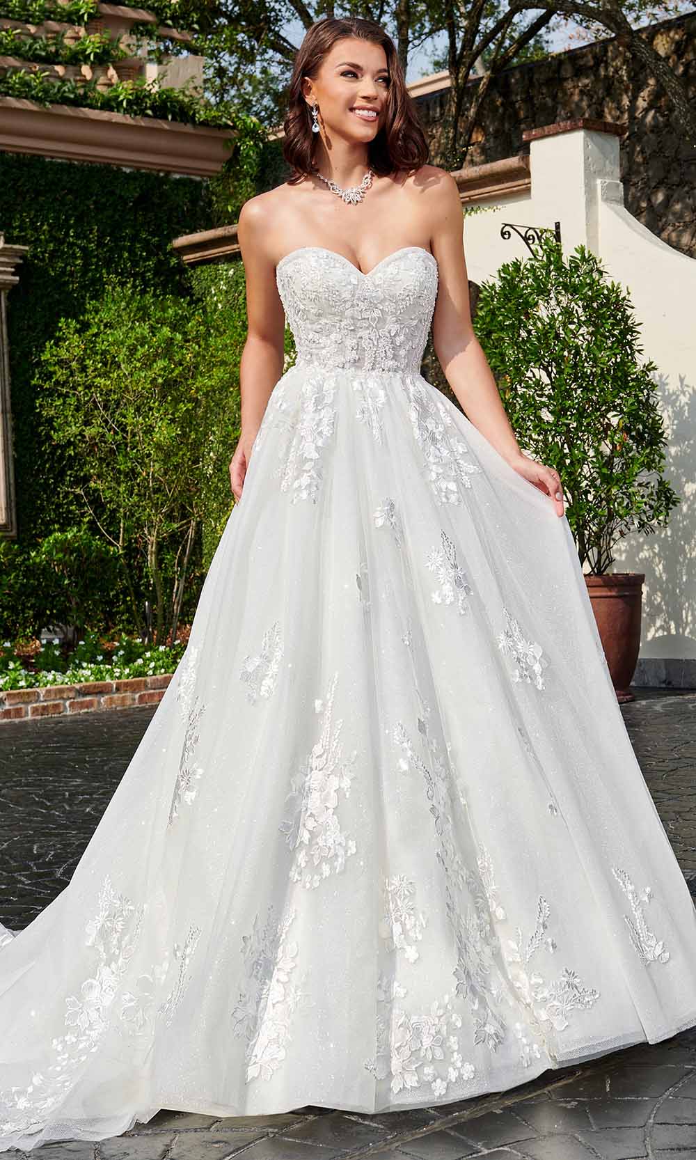 Rachel Allan Bridal Rb2146 - Glitter Tulle Bridal Gown
