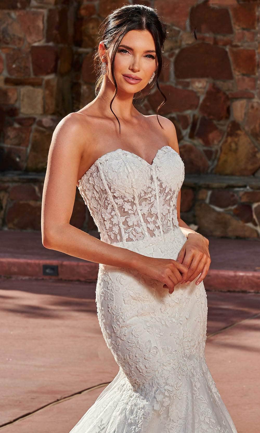 Rachel Allan Bridal Rb3165 - Tulle Overlay Bridal Gown