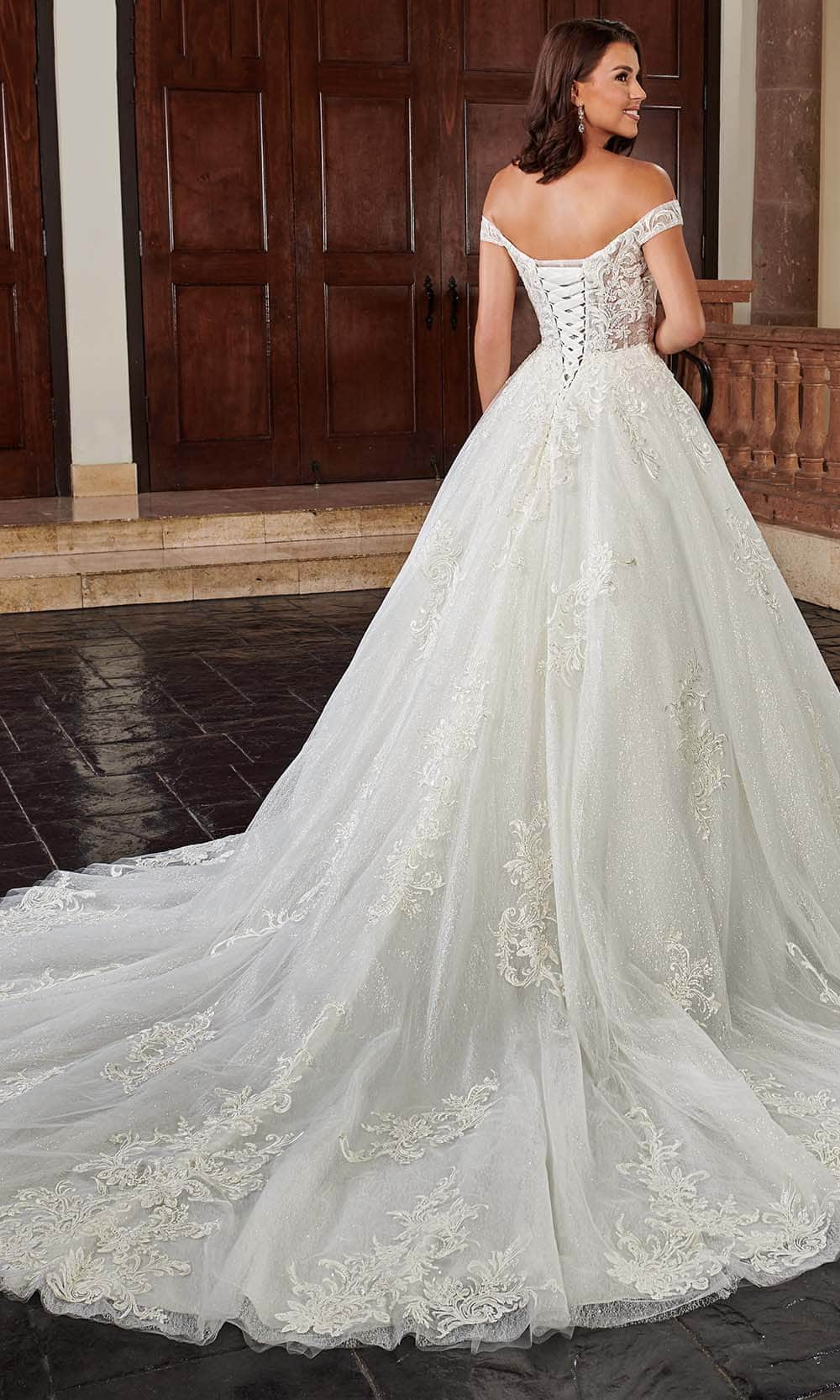 Rachel Allan Bridal Rb4143 - Lace Applique Bridal Gown