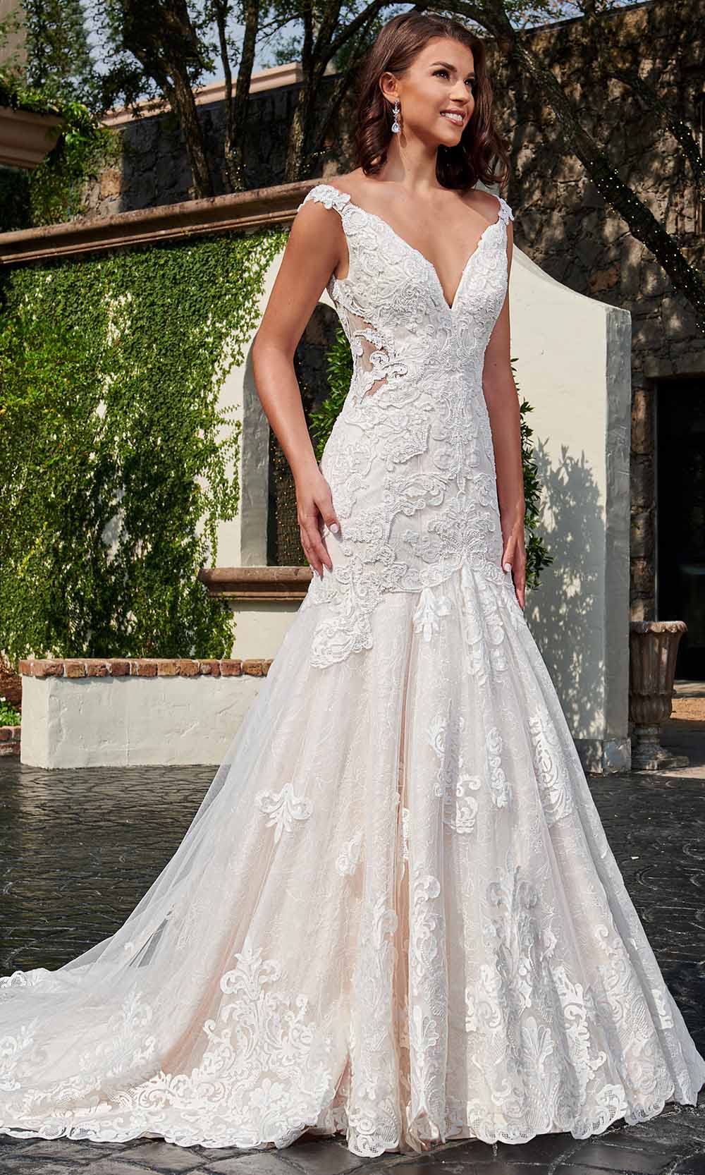 Rachel Allan Bridal Rb4145 - Sequins Bridal Gown