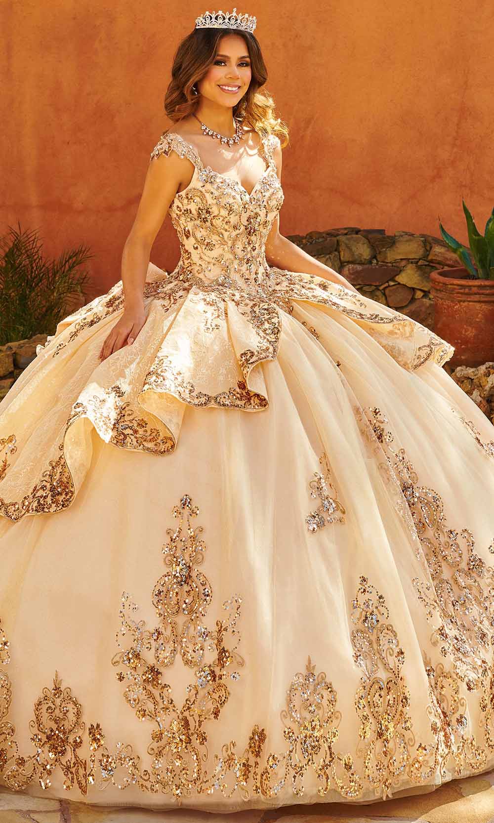 Rachel Allan MQ3093 - Long Tulle, Glitter Tulle, Applique, Beading, Det Bow Ballgown - Cap Sleeves, Sequins, Lace Appliques, Lace Skirt Overlay, Bow Rachel Allan MQ3093 - Long Tulle, Glitter Tulle, Applique, Beading, Det Bow Ballgown - Cap Sleeves, Sequins, Lace Appliques, Lace Skirt Overlay, Bow