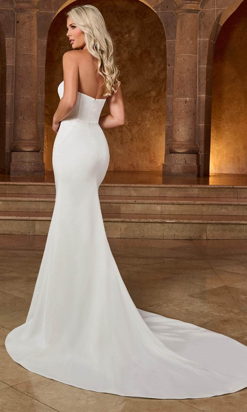 Rachel Allan RB2172 - Strapless Mermaid Bridal Gown