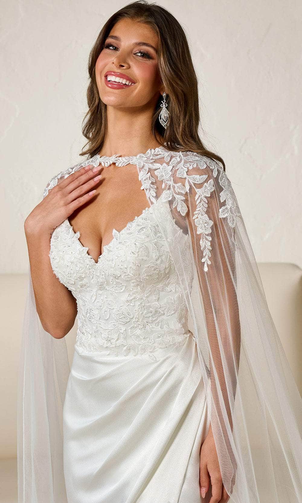 Rachel Allan RB3186 - Sleeveless Embroidered Bridal Gown