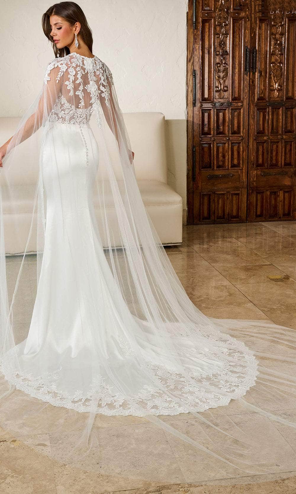 Rachel Allan RB3186 - Sleeveless Embroidered Bridal Gown