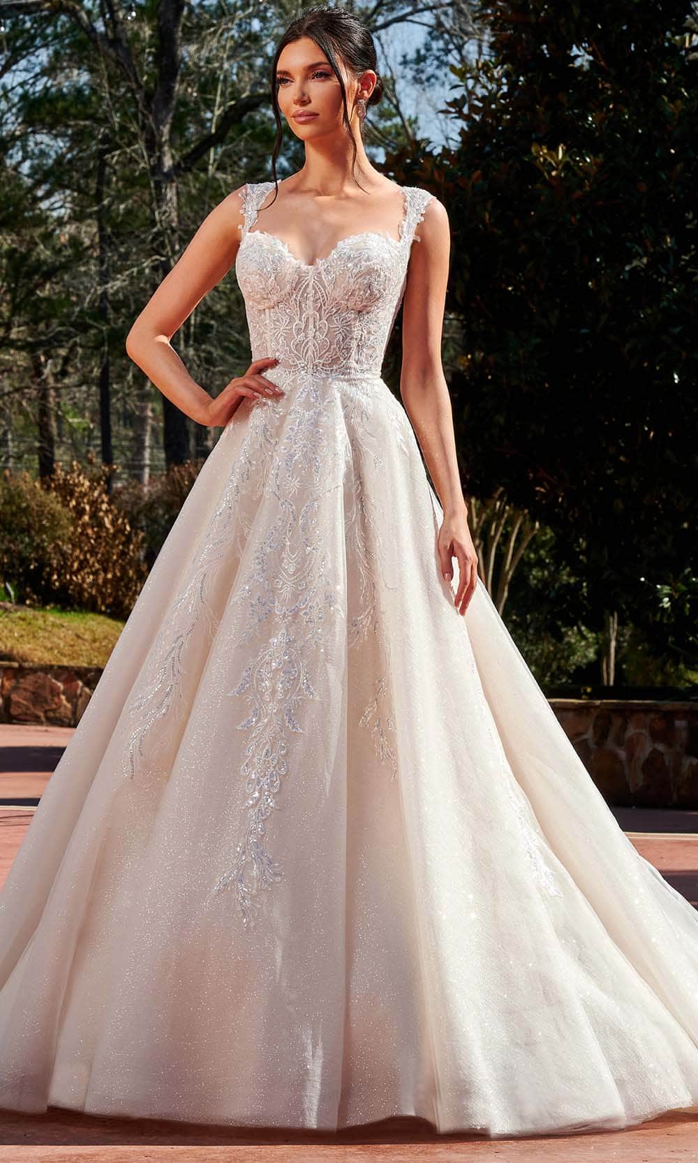 Rachel Allan Rb4153 - Open Back Bridal Gown