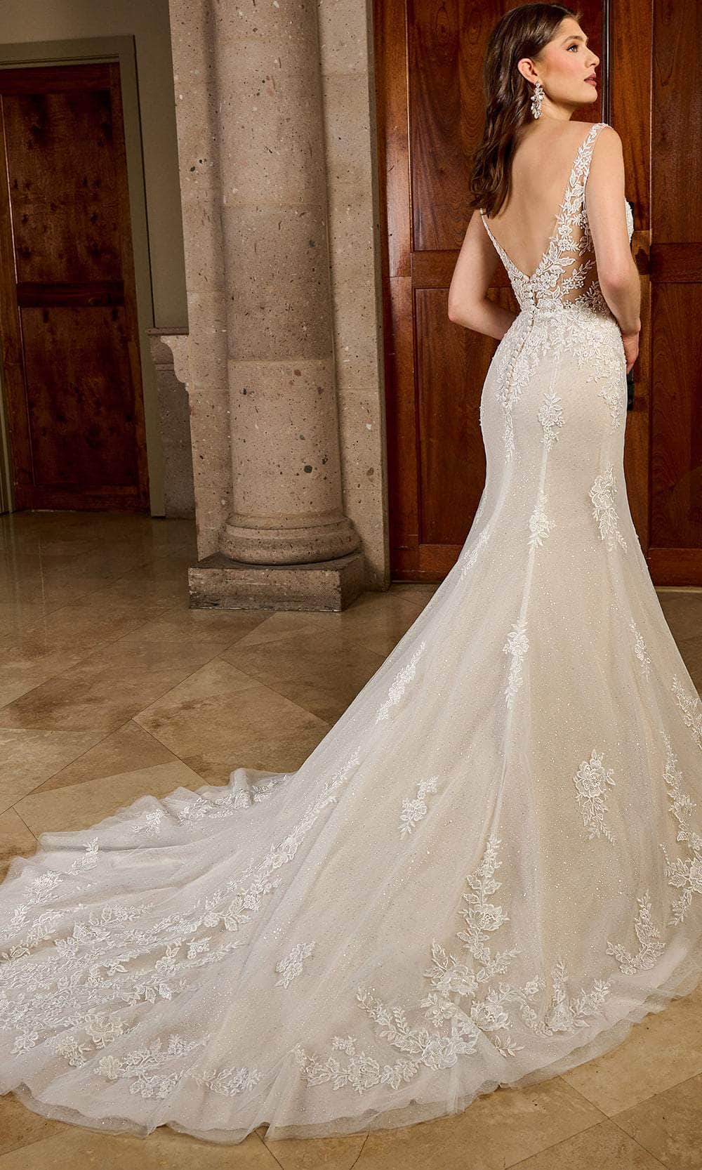 Rachel Allan RB5052 - Sleeveless V-Neck Gown