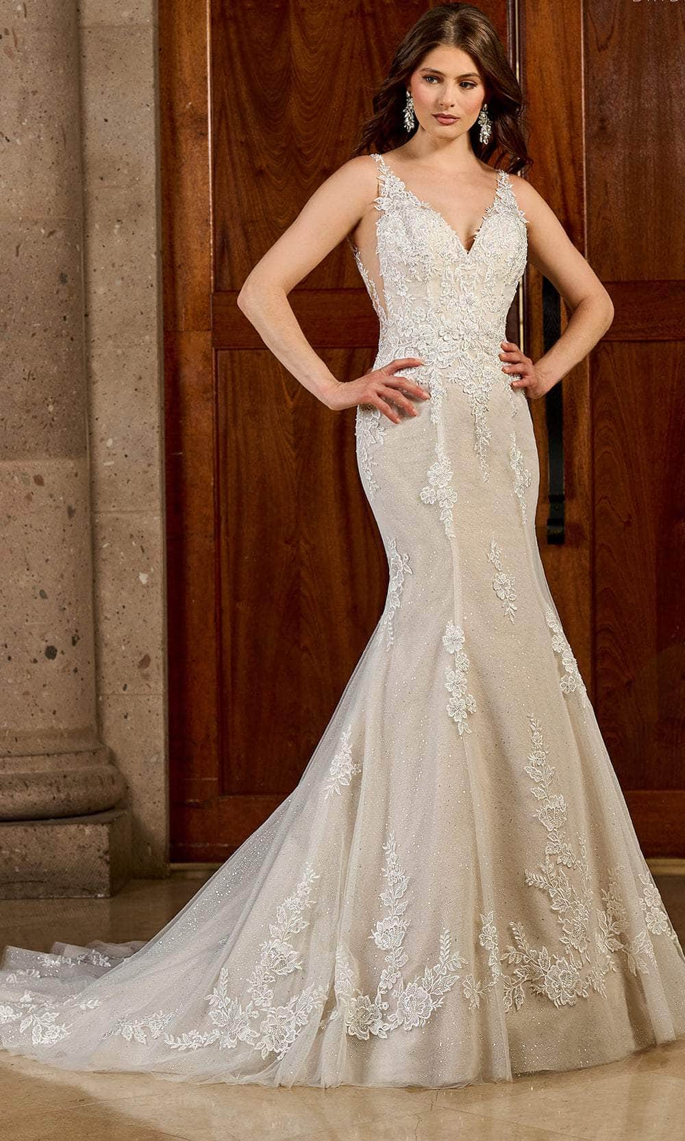 Rachel Allan RB5052 - Sleeveless V-Neck Gown