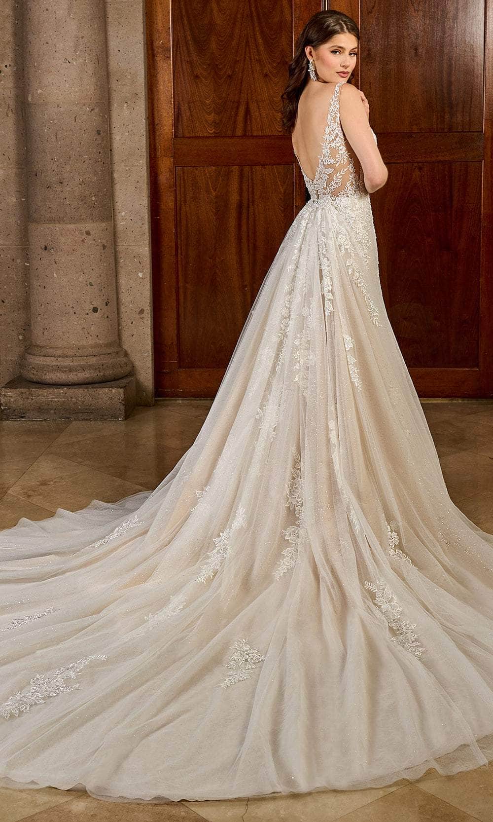 Rachel Allan RB5052 - Sleeveless V-Neck Gown