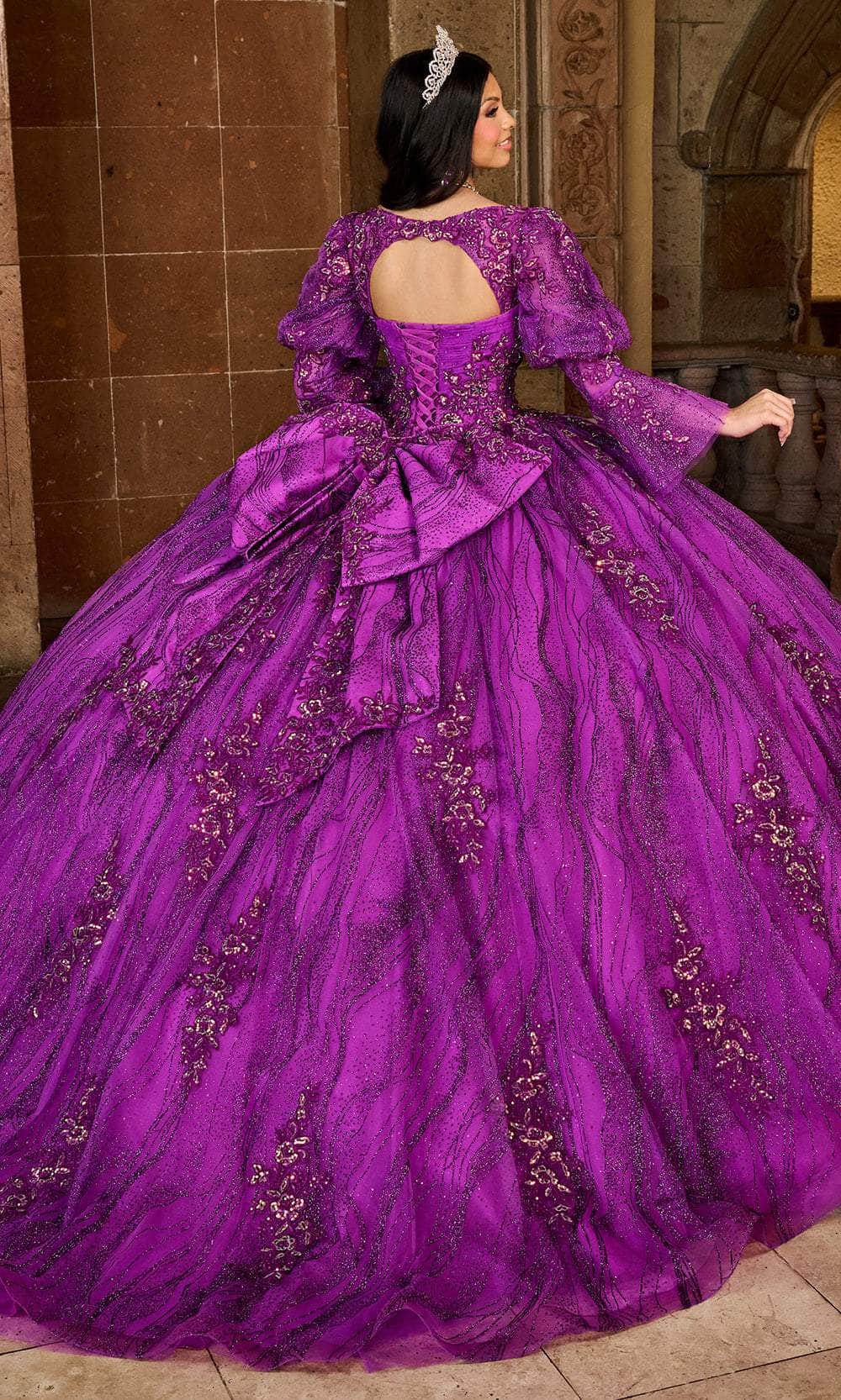 Rachel Allan RQ1135 - Sweetheart Embroidered Ballgown