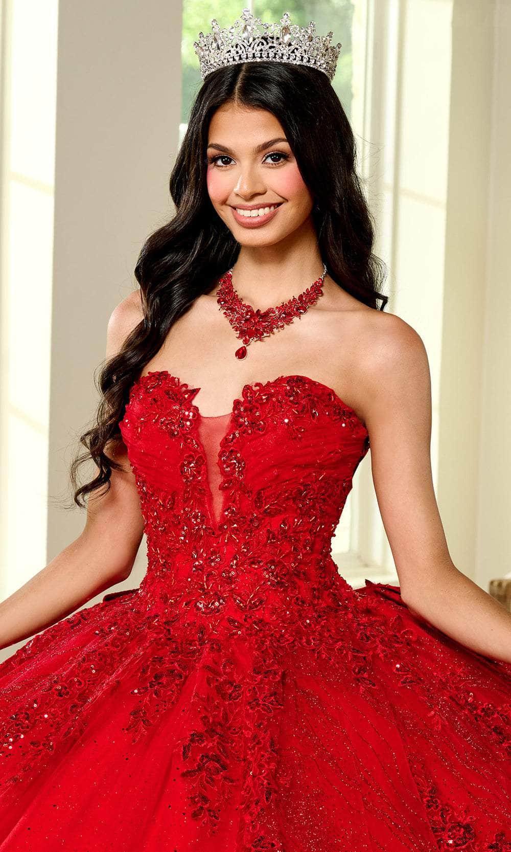 Rachel Allan RQ1135 - Sweetheart Embroidered Ballgown