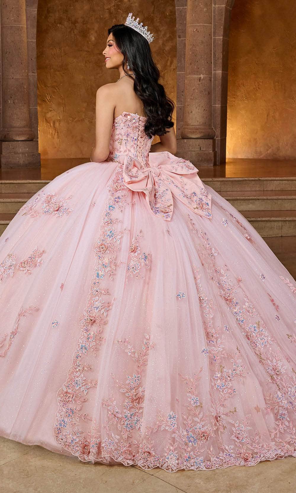 Rachel Allan RQ2186 - Off-Shoulder Feather Detailed Ballgown