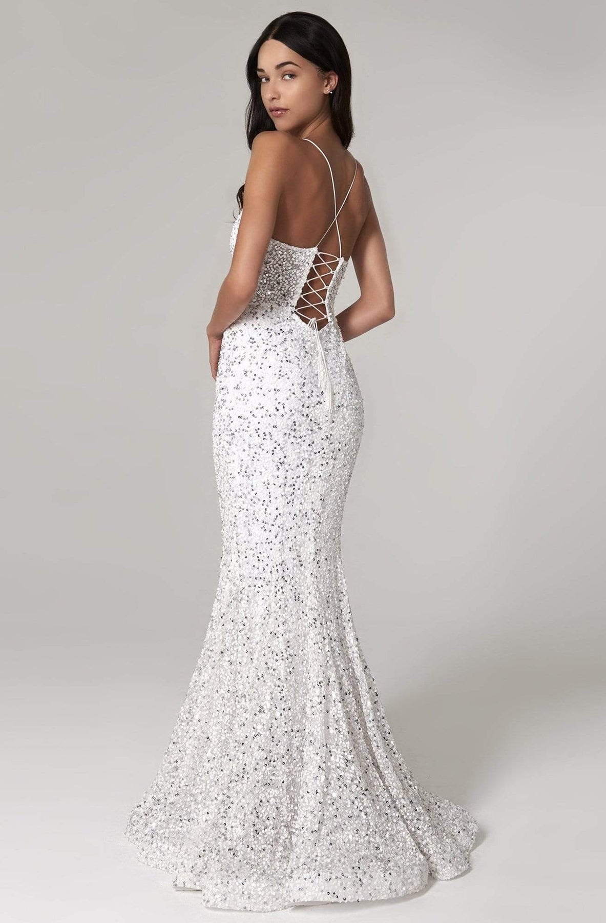 SCALA - 60080 Sequined Fit Trumpet Dress Prom Dresses