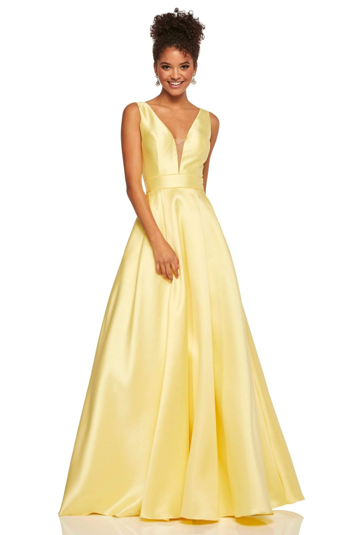 Sherri Hill - 52502 Sherri Hill Taffeta A Line Dress Evening Dresses