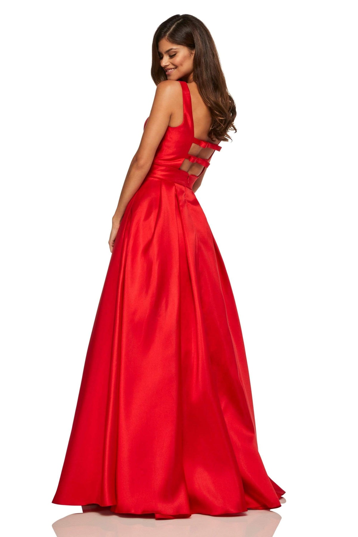 Sherri Hill - 52502 Sherri Hill Taffeta A Line Dress Evening Dresses