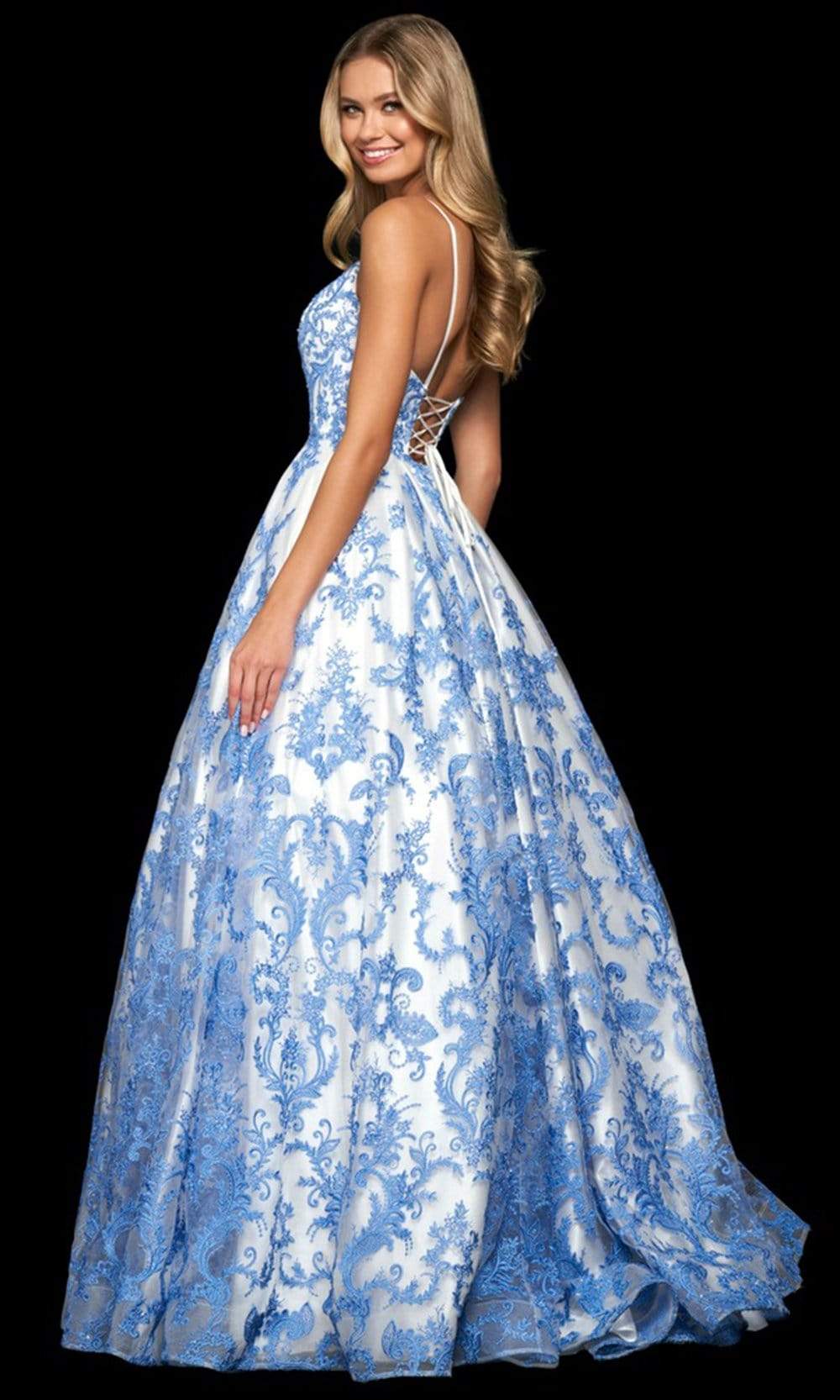 Sherri Hill - 53921 Embroidered Sweetheart Ballgown Prom Dresses