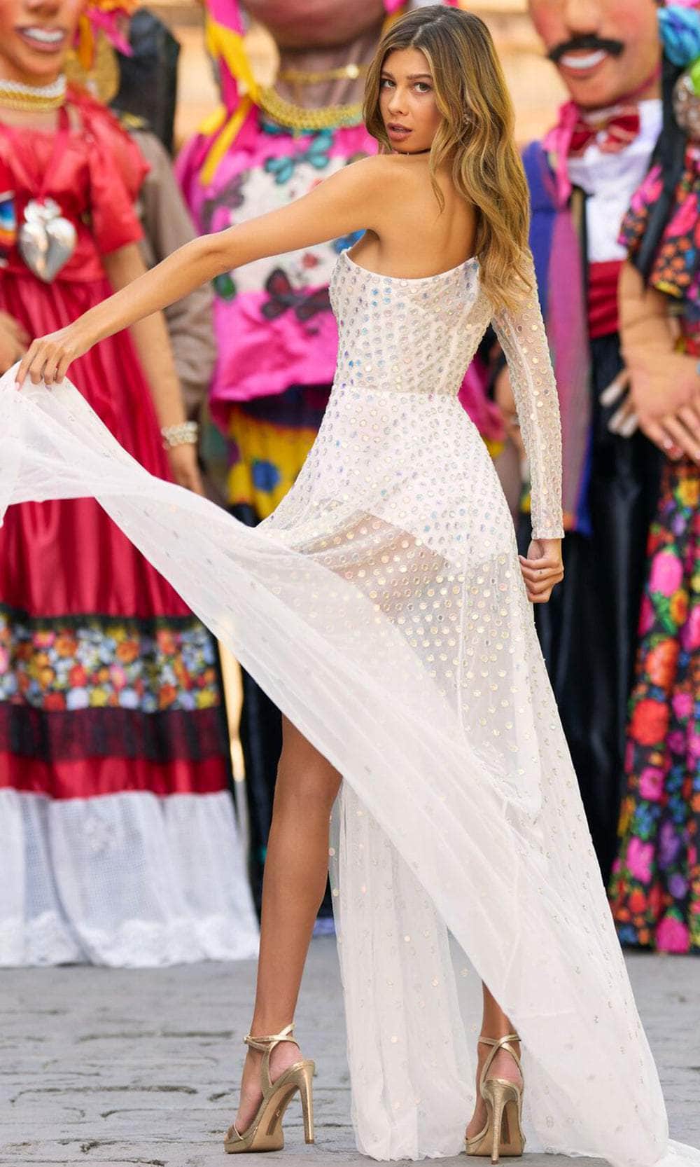 Sherri Hill 55286 - One-Shoulder Dress Evening Dresses