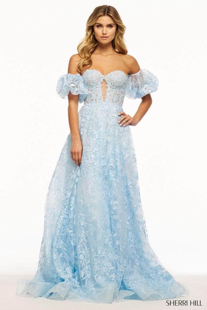 Sherri Hill 56073 - Long Tulle A-Line Dress