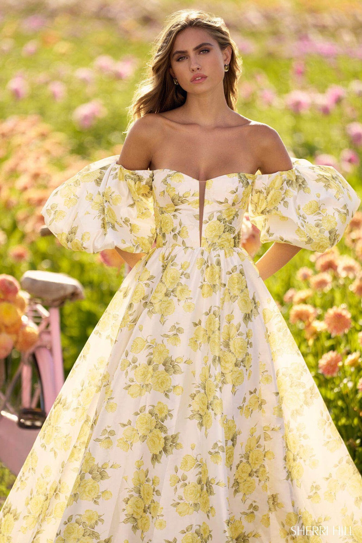 Sherri Hill 56379 - Floral Print Ballgown Special Occasion Dress