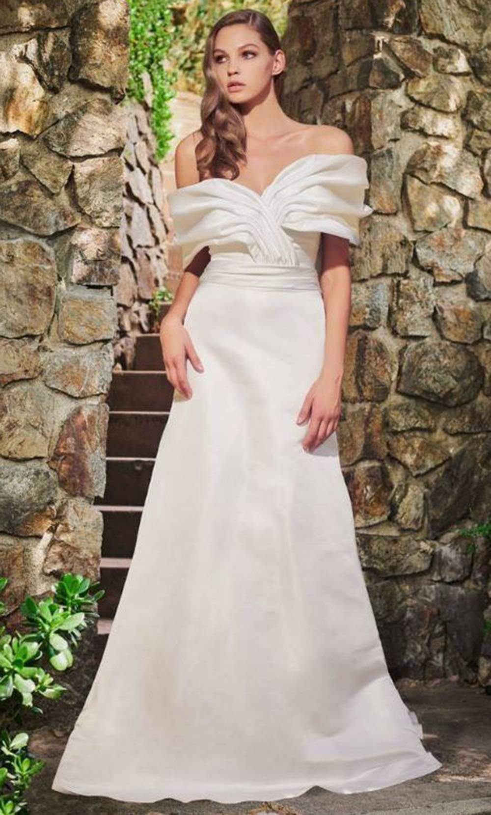 Tadashi Shoji - Tenley Satin Jacquard Gown Wedding Dresses