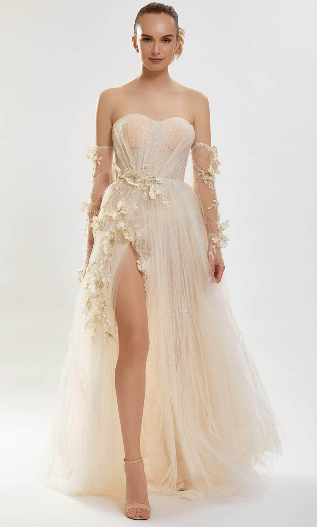 Tarik Ediz 52149 - Floral Gown