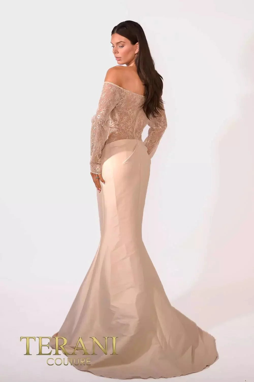 Terani Couture 241M2734 - Off-Shoulder Trumpet Dress Special Occasion Dress