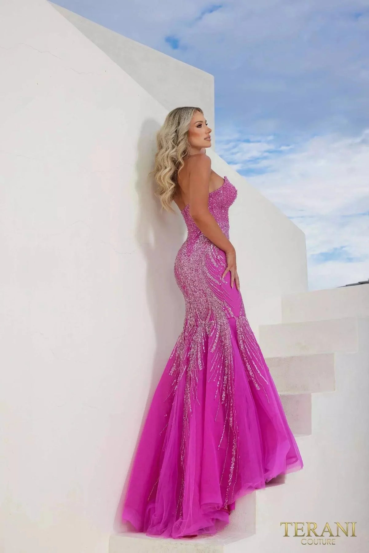 Terani Couture 241P2171 - Strapless Sweetheart Prom Dress Special Occasion Dress