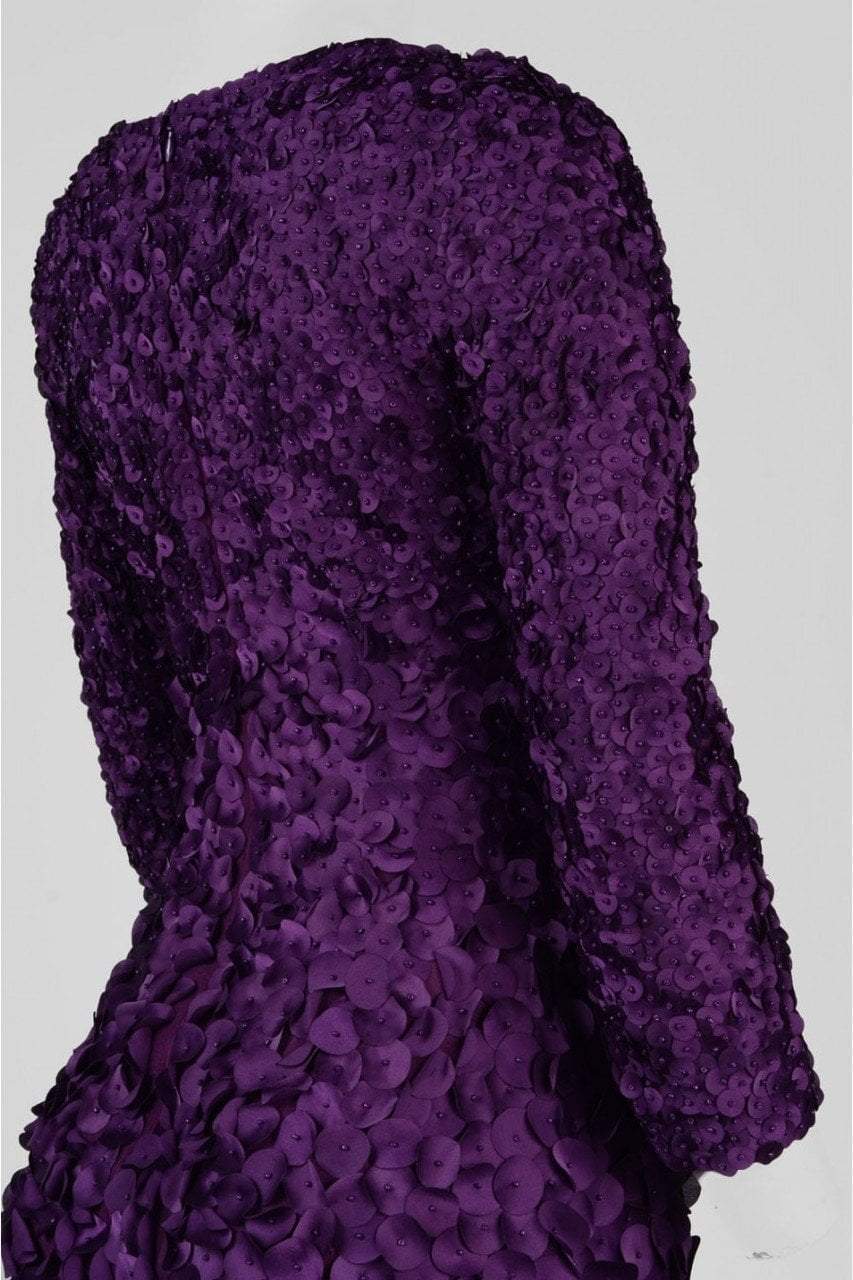 Theia - 882968 Petal Mesh Flare Dress Special Occasion Dress