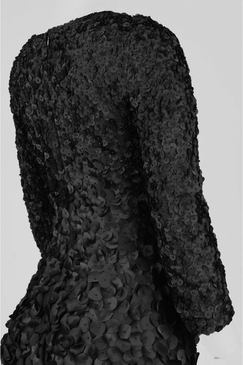 Theia - 882968 Petal Mesh Flare Dress Special Occasion Dress