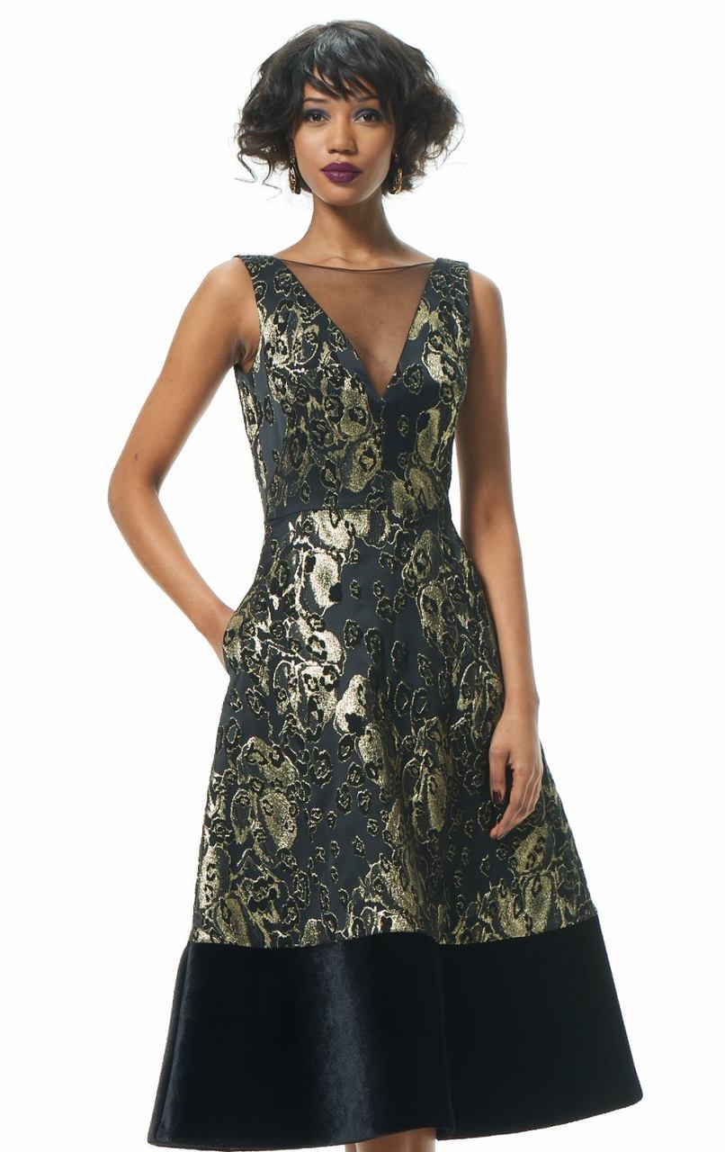 theia metallic dress Theia