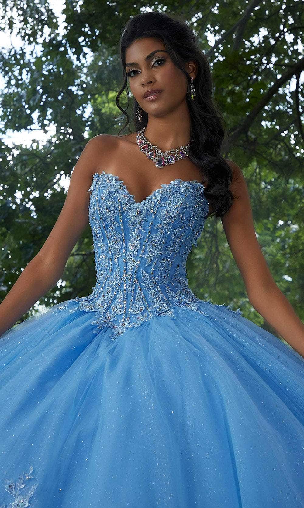 Vizcaya by Mori Lee 89443 - Strapless Embroidered Ballgown Ball Gown