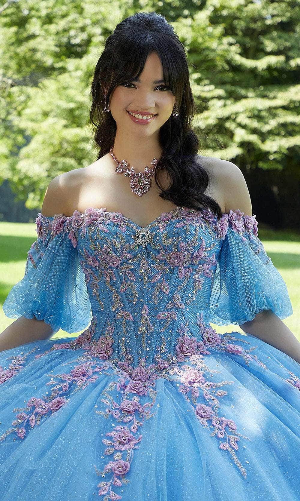 Vizcaya by Mori Lee 89444 - Corset Embroidered Ballgown Ball Gown