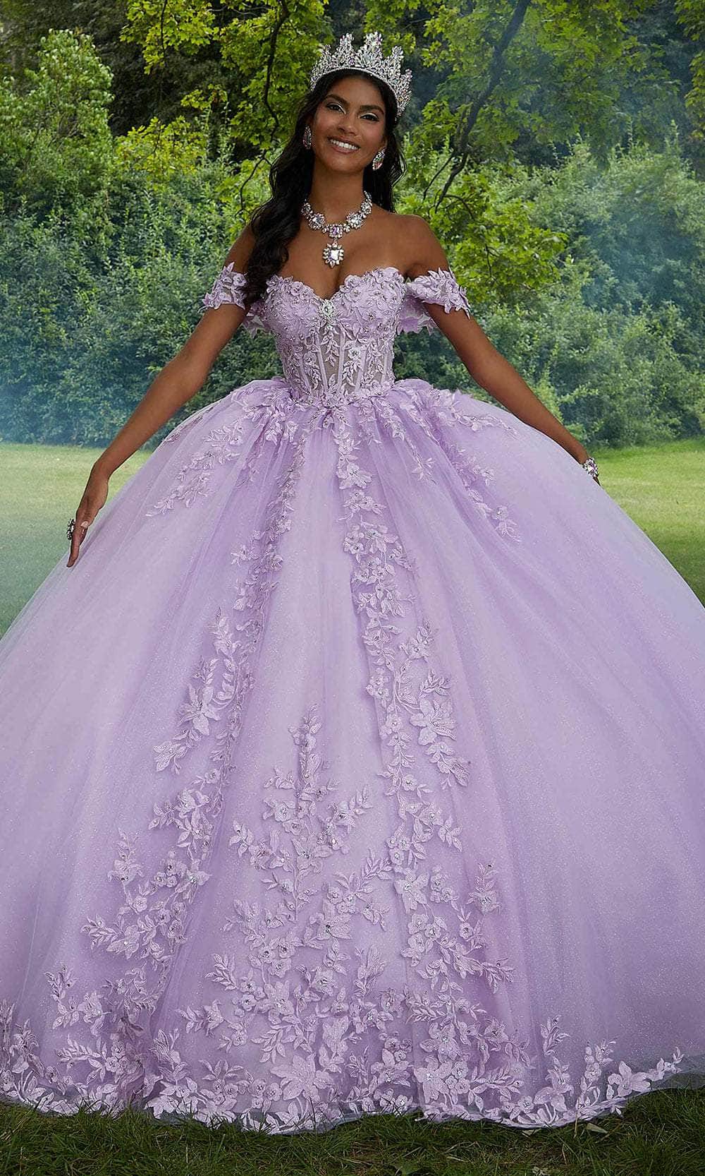 Vizcaya by Mori Lee 89454 - Long Tulle Ballgown Dress