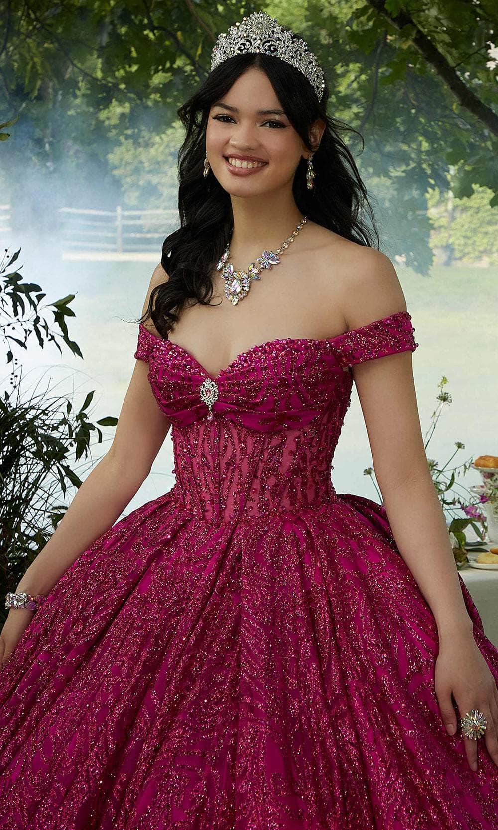 Vizcaya by Mori Lee 89455 - Sweetheart Jewel Encrusted Ballgown Ball Gown