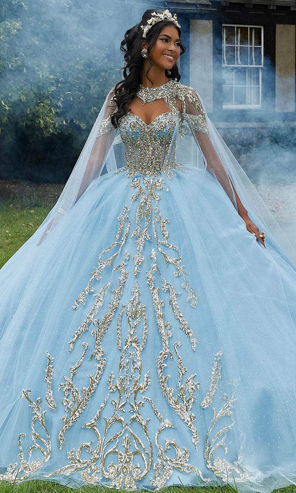 Vizcaya by Mori Lee 89458 - Sweetheart Rhinestone Embellished Ballgown Ball Gown