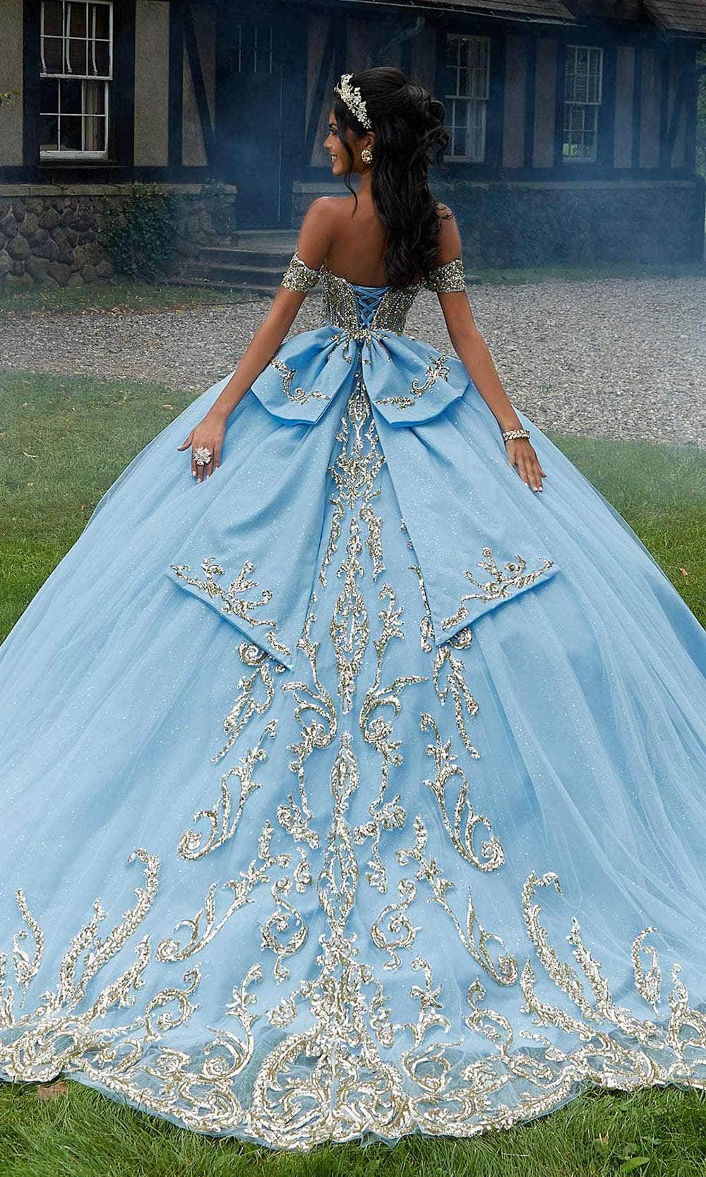 Vizcaya by Mori Lee 89458 - Sweetheart Rhinestone Embellished Ballgown Ball Gown